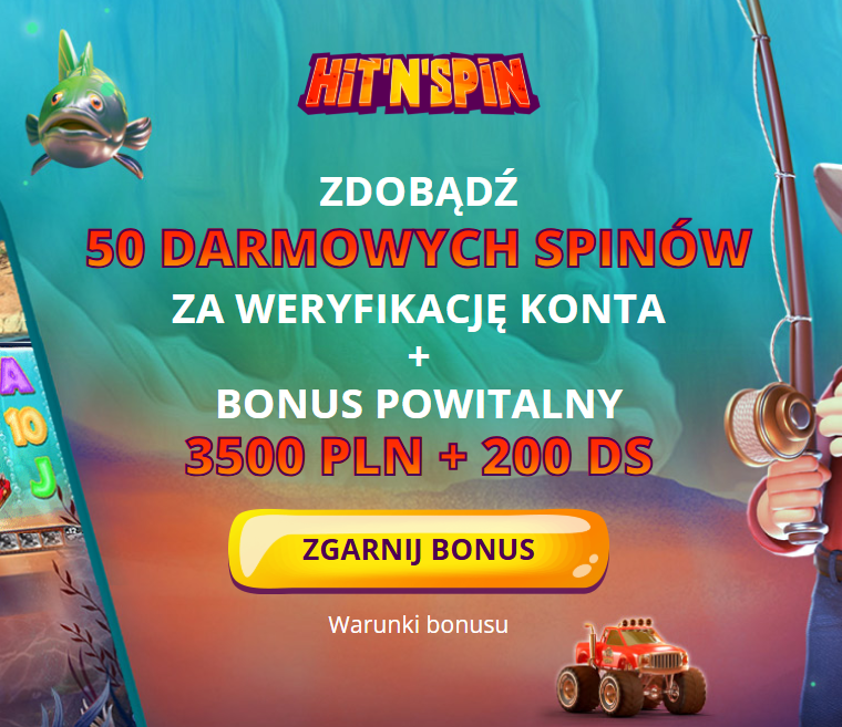50 darmowych spinów