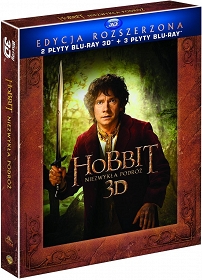 HOBBIT: NIEZWYKŁA PODRÓŻ - wydanie rozszerzone - 2xBluray 3D + 3xBluray