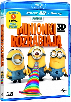 Minionki rozrabiają 3D - 2 x Bluray / 3D+2D /