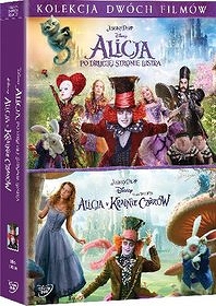 Alicja po drugiej stronie lustra / Alicja w krainie czarów [2xDVD]