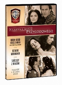 KLASYKA KINA PRZYGODOWEGO: OSTATNI MOHIKANIN + ROBIN HOOD: KSIĄŻĘ ZŁODZIEI + TAŃCZĄCY Z WILKAMI - 3 x DVD