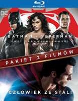 BATMAN V SUPERMAN: ŚWIT SPRAWIEDLIWOŚCI + CZŁOWIEK ZE STALI [2 x BLU-RAY]