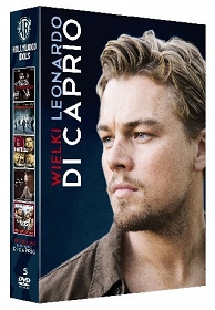 WIELKI LEONARDO DICAPRIO: INCEPCJA + INFILTRACJA + W SIECI KŁAMSTW + J.EDGAR + KRWAWY DIAMENT -  6 x DVD