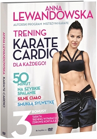 ANNA LEWANDOWSKA - TRENING KARATE CARDIO - DVD+ksiązeczka